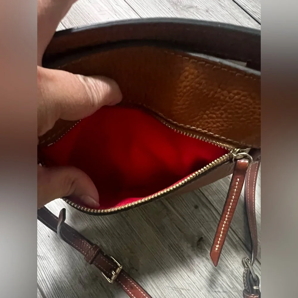 Dooney & Bourke Florentine Allison Pebble Grain Leather Crossbody Bag Purse Set